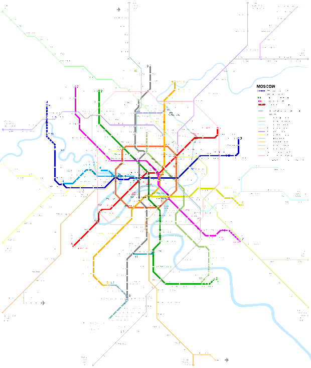 moscow map metro big