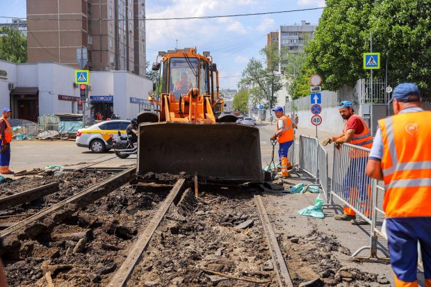 Начался третий этап восстановления трамвайной линии на Трифоновской улице 6 c79fb899957fd914baa48d18a05b8abf