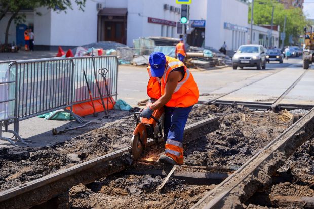 Начался третий этап восстановления трамвайной линии на Трифоновской улице 3 d4b00a72992f7f631ee4abff9aad2eb7