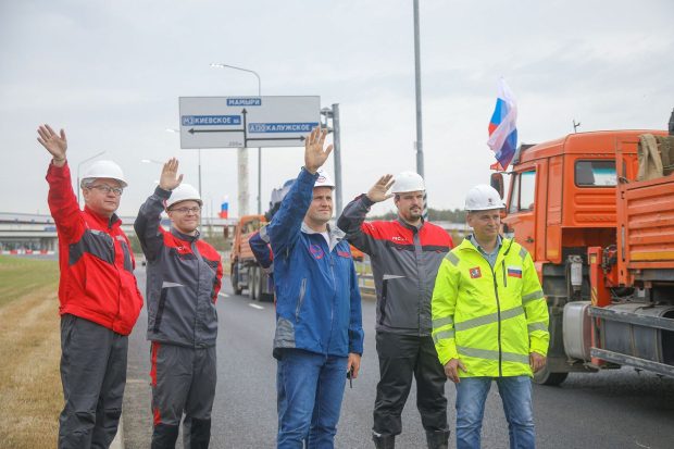 Собянин объявил о запуске первой очереди трассы Мамыри — Пенино — Шарапово 3 0a93b998d500eb86588d78a56bbf54ab