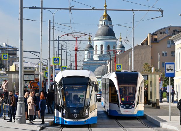 Сергей Собянин открыл новую трамвайную линию на улице Сергия Радонежского 7 2f5aae980f4517bd4b047ec03578641a