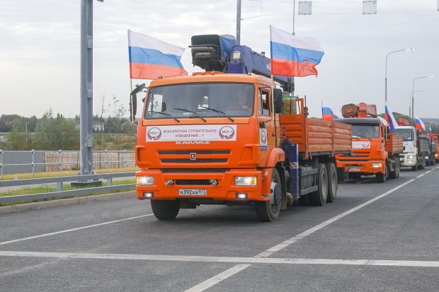 Собянин объявил о запуске первой очереди трассы Мамыри — Пенино — Шарапово 5 88ed83d0b1b5f0da1ed0ee46eea25157