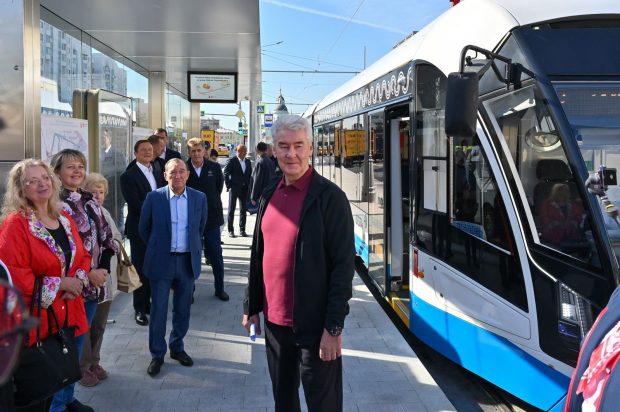 Сергей Собянин открыл новую трамвайную линию на улице Сергия Радонежского 2 bfb6391d5090caaf1a4b2fc505d77d7c