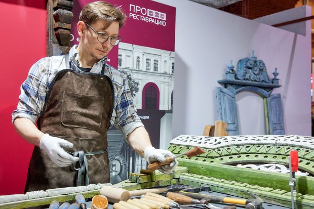 Камин Врубеля, окна дома Мельникова и ионическая капитель: что показали на выставке «ПРОреставрацию» 33 6f8cf886206d1fc40e8f21f4038b9f7e