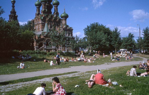 Редкие цветные фотографии Москвы 50-70-х годов