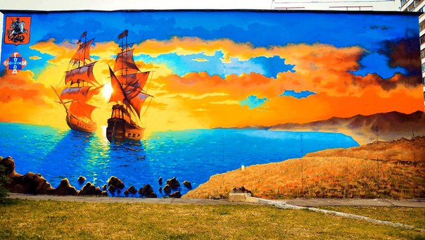 Если кто-то совсем соскучился по морю и лету, то в Южном Бутово показывают вот такие морские закаты