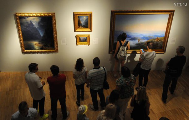 Выставка Айвазовского по посещаемости бьет рекорд выставки Серова 