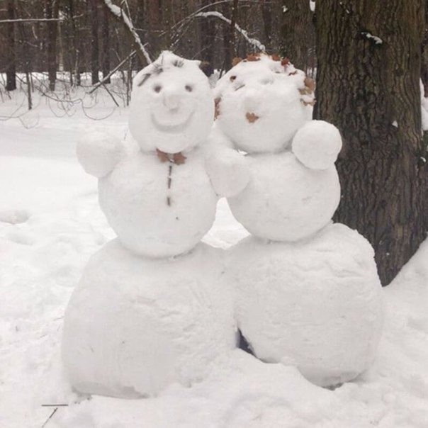 Милые снеговики